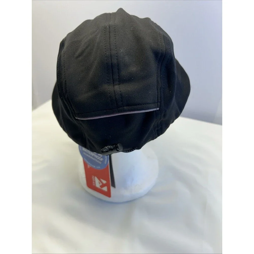 Top-Ex Black Cap Lightweight Adjustable Pullstring Size XL-XXL 100% Waterprf NEW